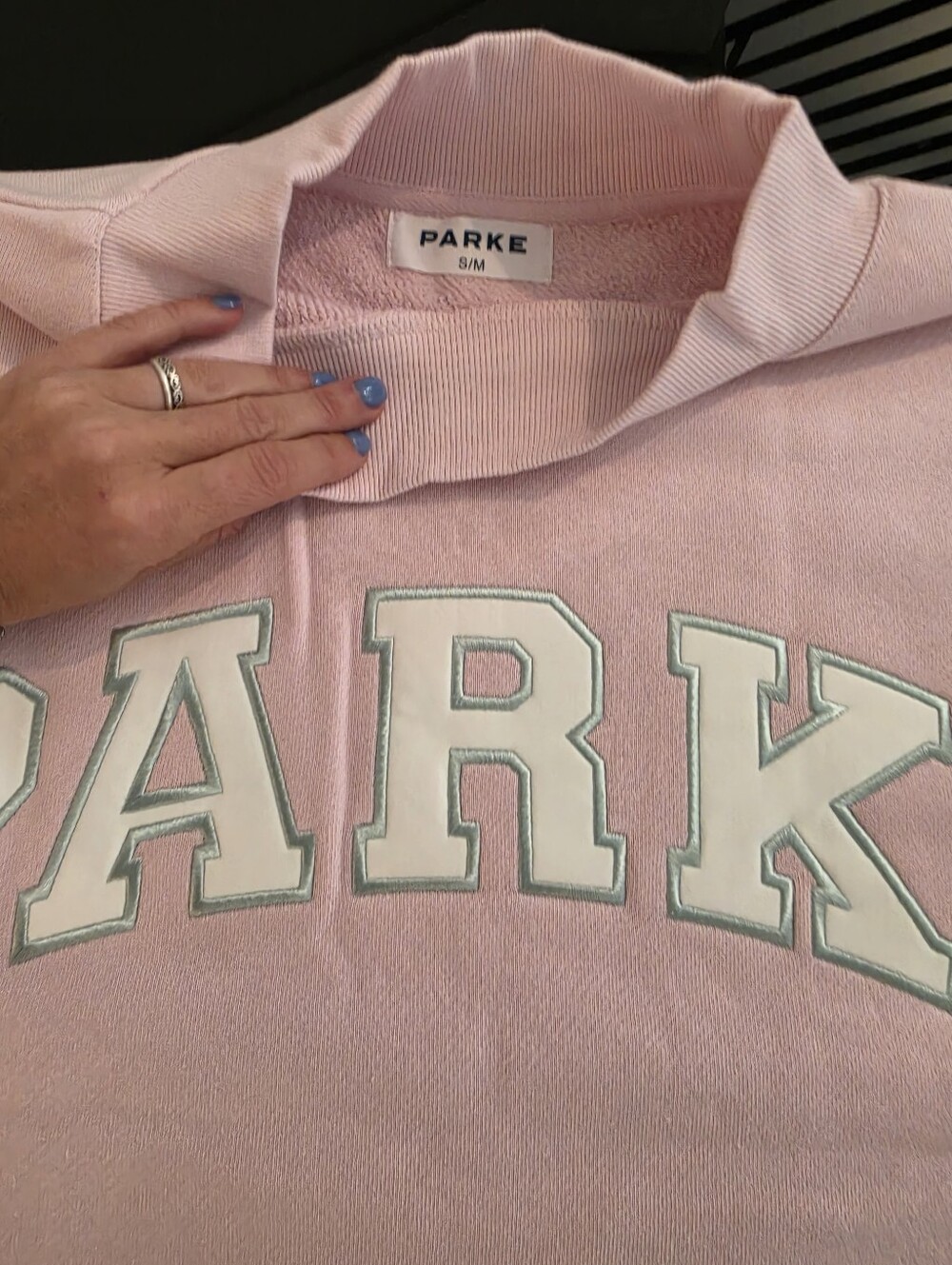 SOLD OUT Parke Heritage Mockneck Sprinkle Pink S/M Birthday Collection